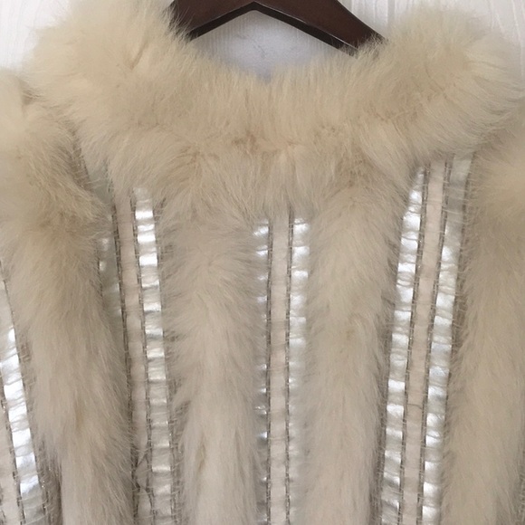 Vtg TALK OF THE WALK Fur Coat Open Front stunning - Picture 13 of 15